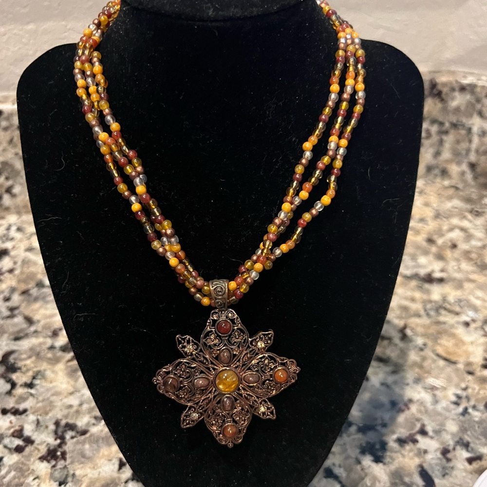 Vintage beaded necklace